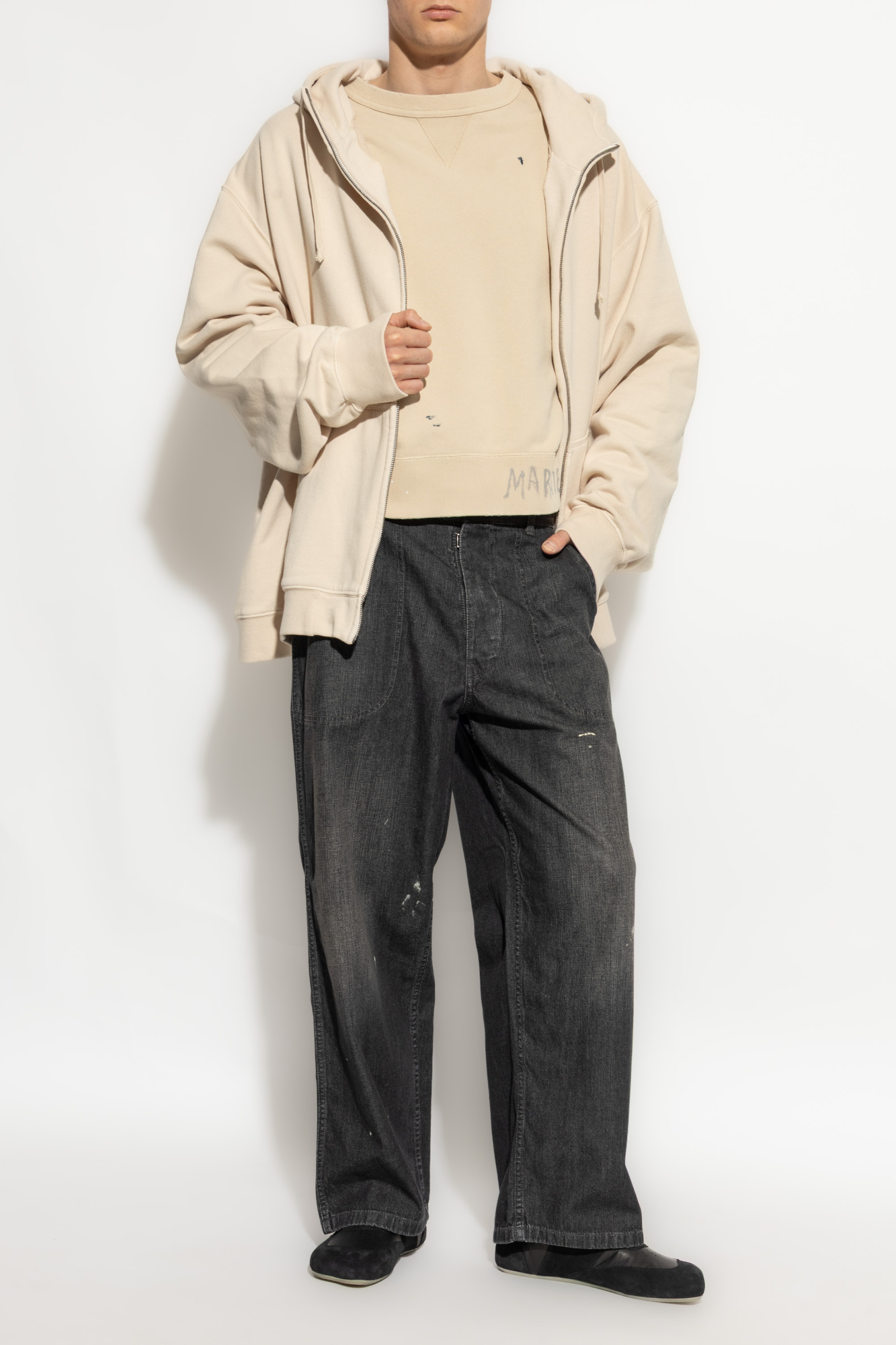 Maison Margiela Sweatshirt with paint splatter effect